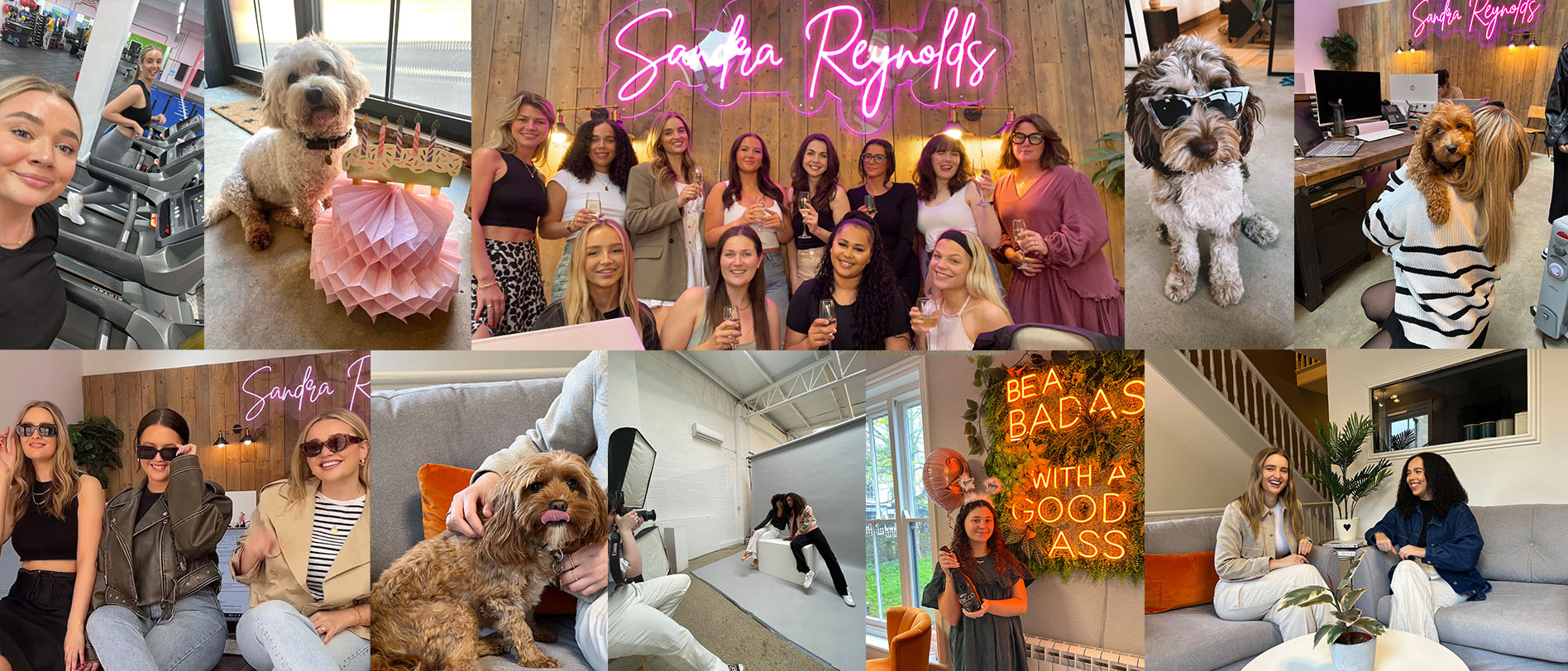 Sandra Reynolds Model Agency Photo Collage