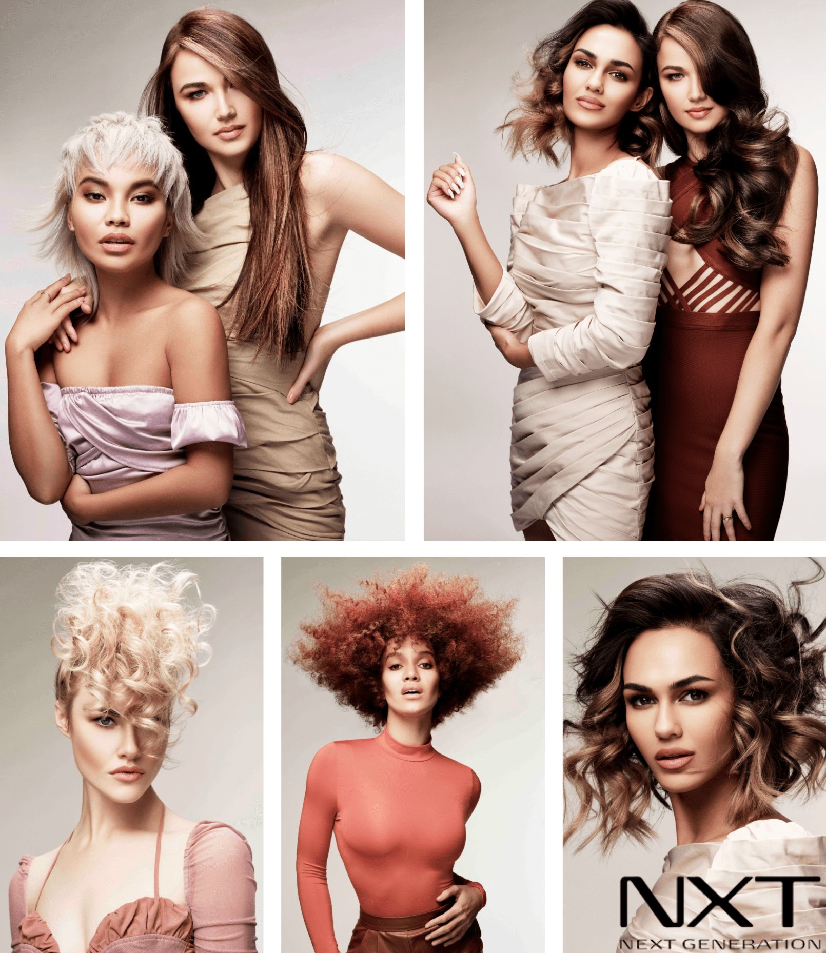 Recent Work for NXT Hair featuring Female Models