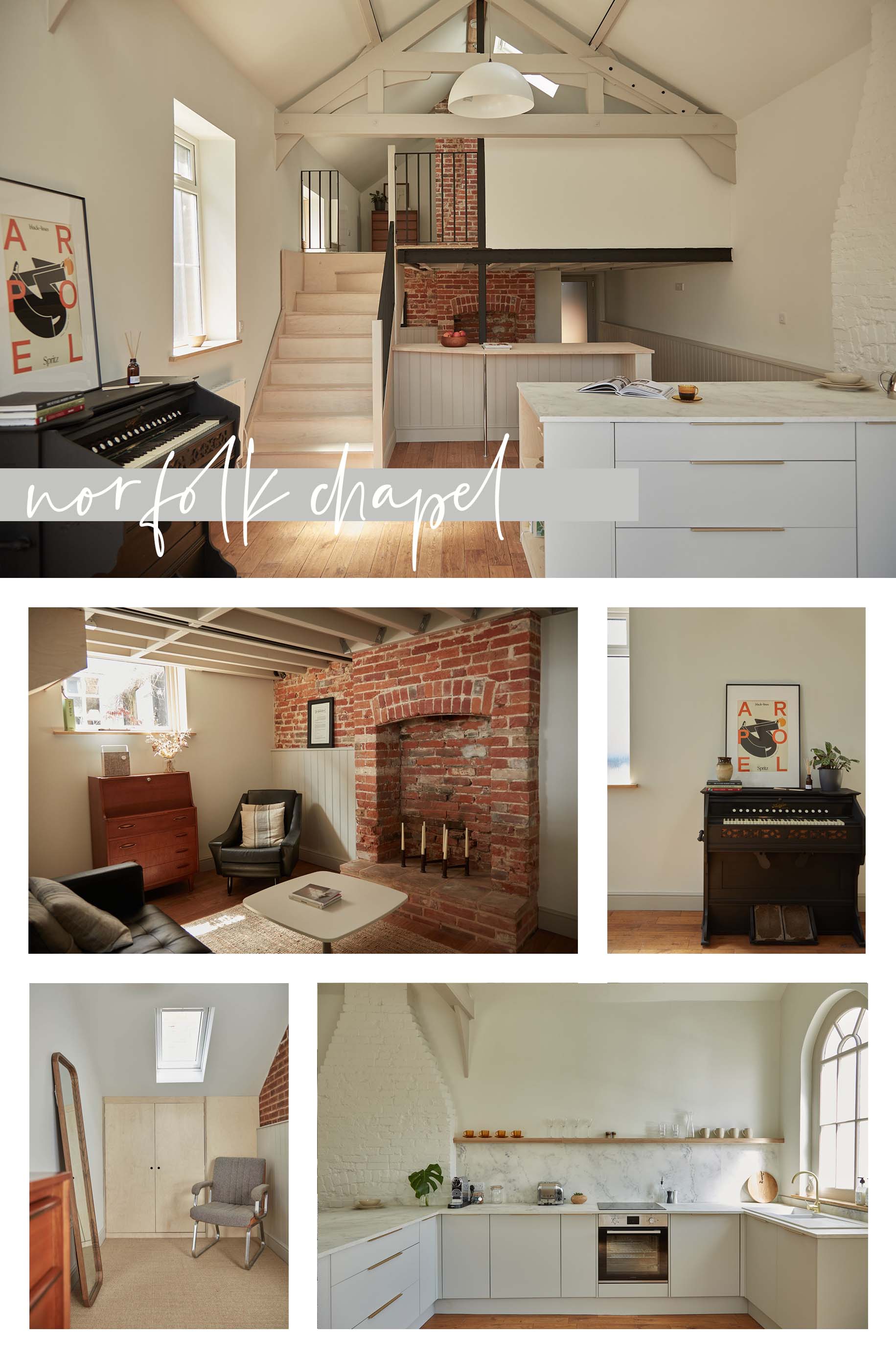 A beautifully renovated Chapel in Norfolk makes for a gorgeous photoshoot location house.